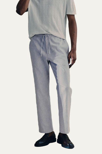 VogeLuxe | Men’s Relaxed-Fit Drawstring Trousers 7