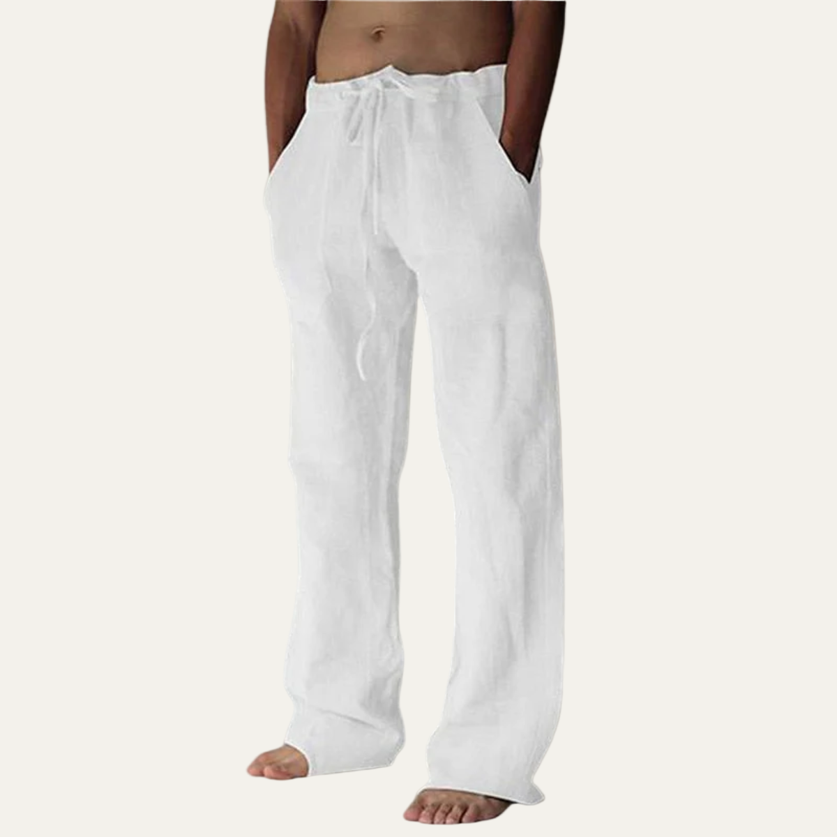 VogeLuxe | Men's Relaxed Beach Trousers 0