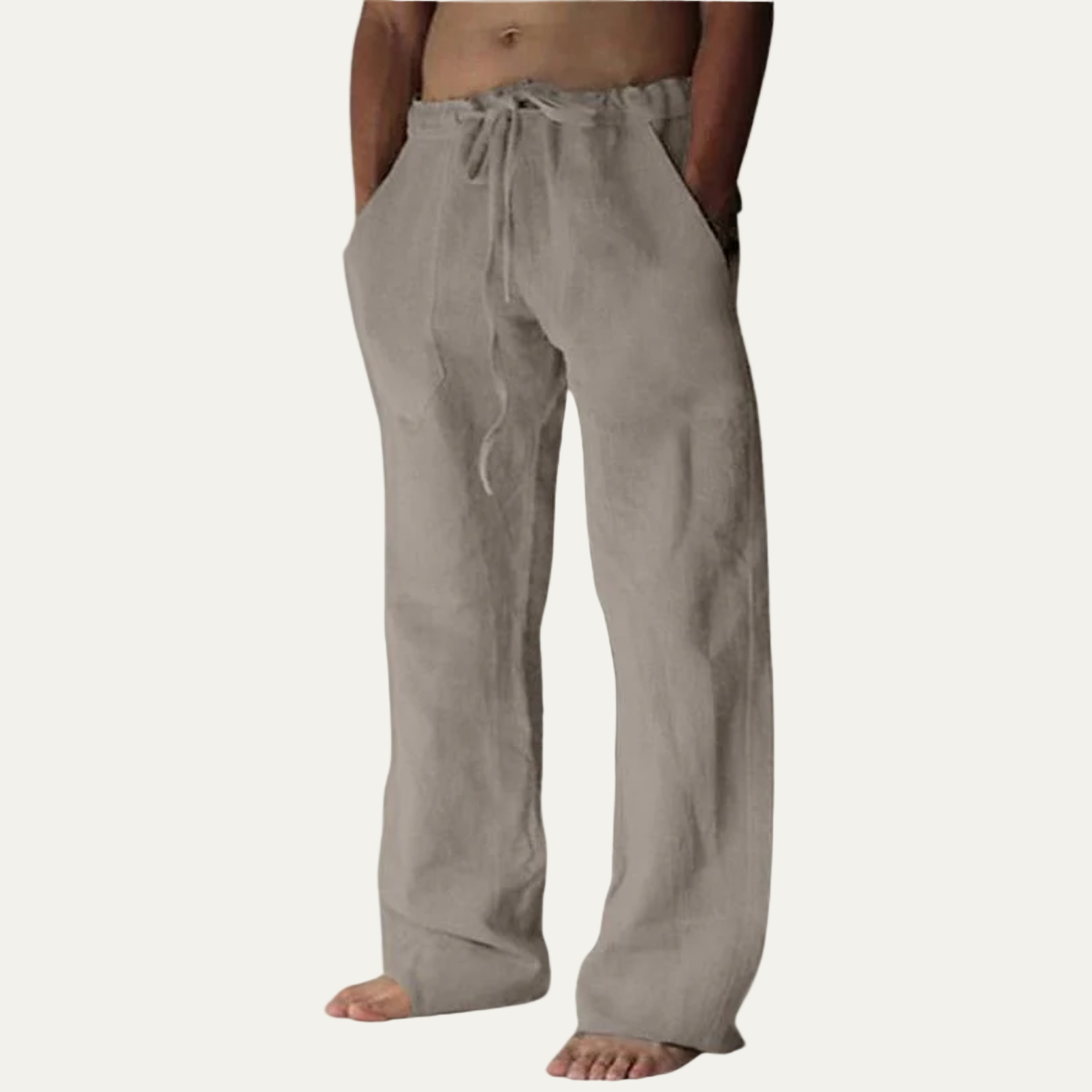 VogeLuxe | Men's Relaxed Beach Trousers 4
