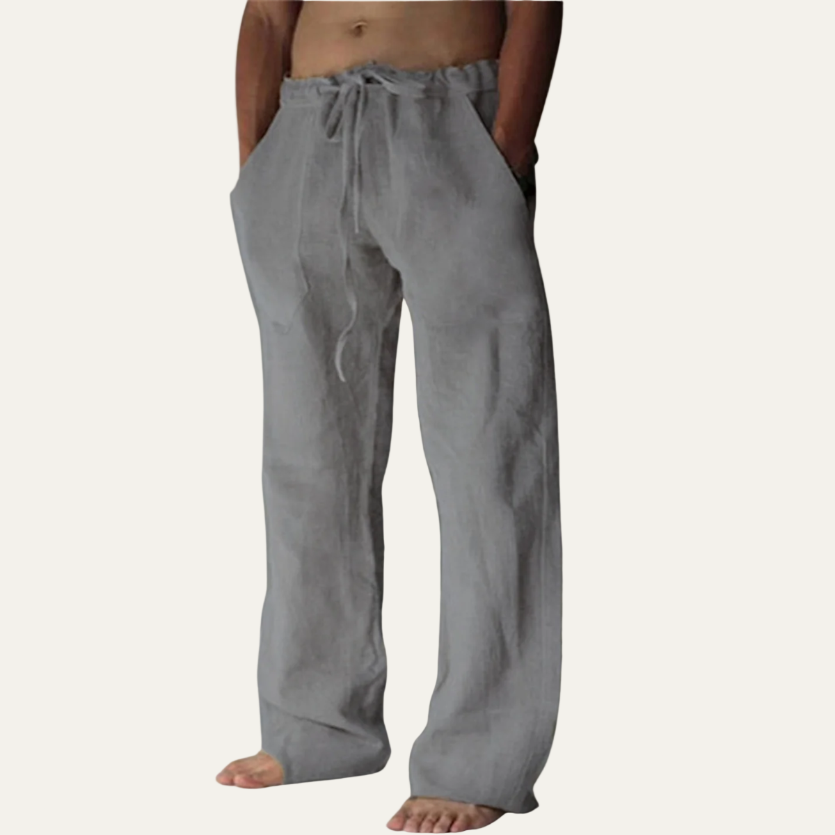 VogeLuxe | Men's Relaxed Beach Trousers 6