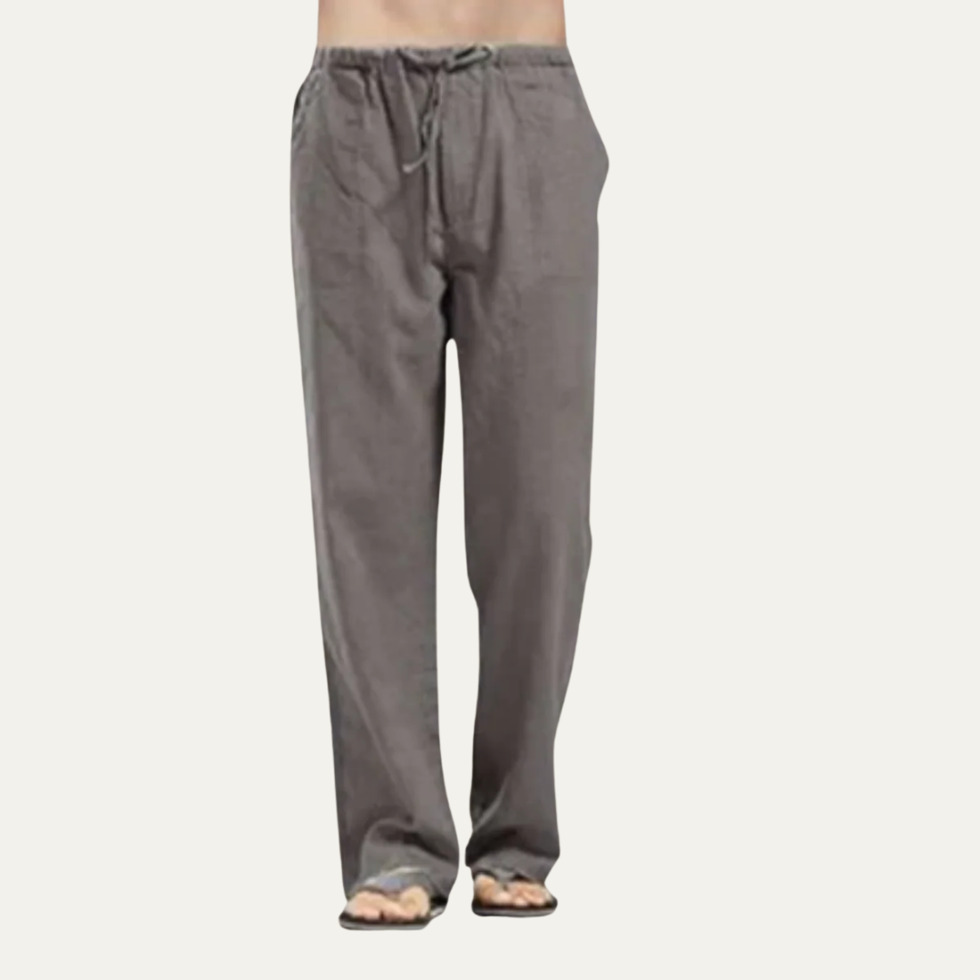 VogeLuxe | Men’s Relaxed Drawstring Beach Trousers 2
