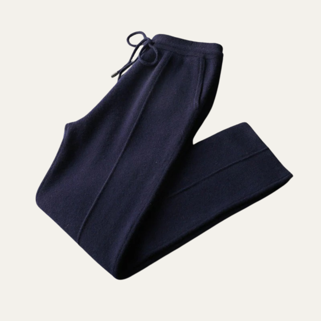 VogeLuxe | Men’s Relaxed Knit Jogger Trousers 5