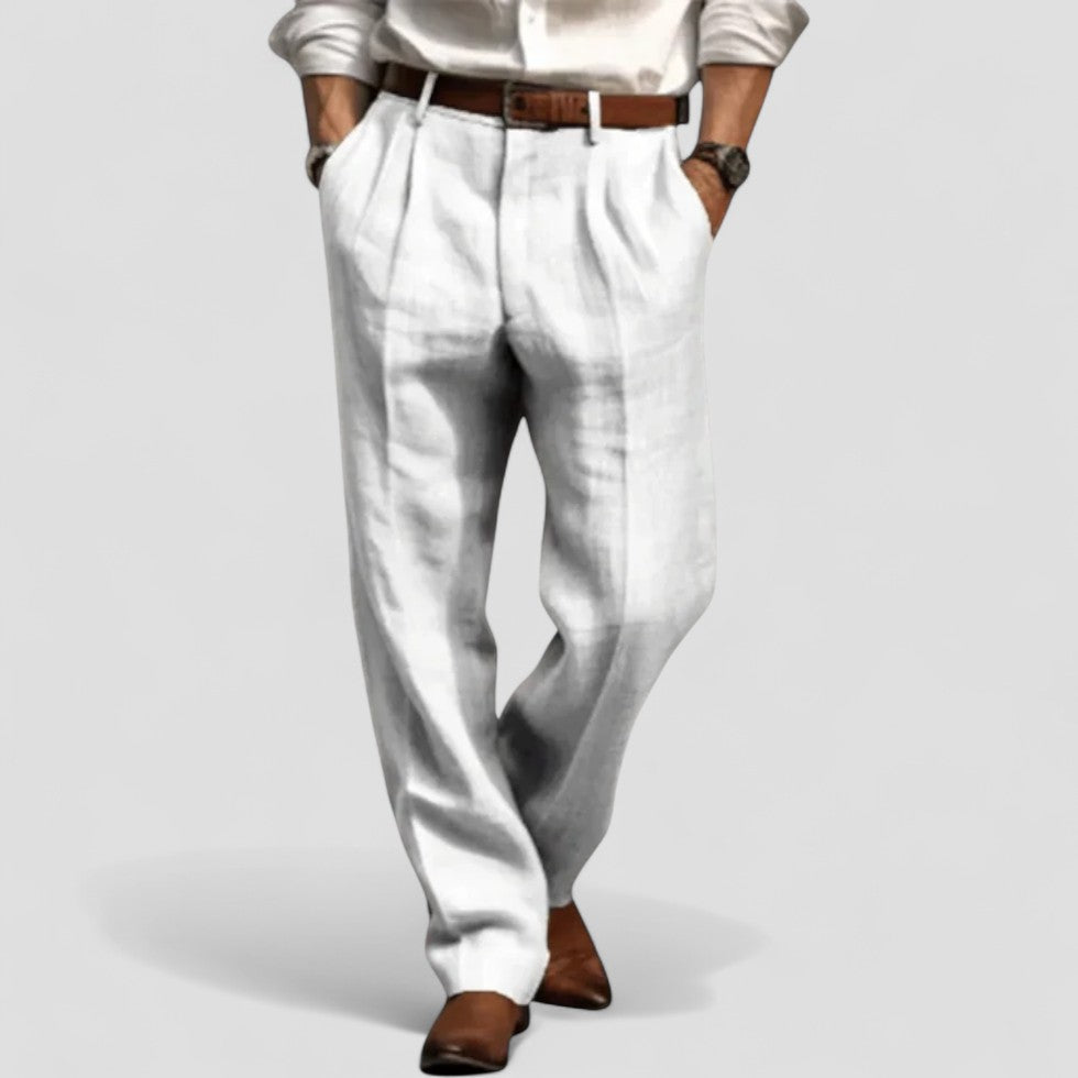 VogeLuxe | Men’s Relaxed Wide-Leg Trousers 0