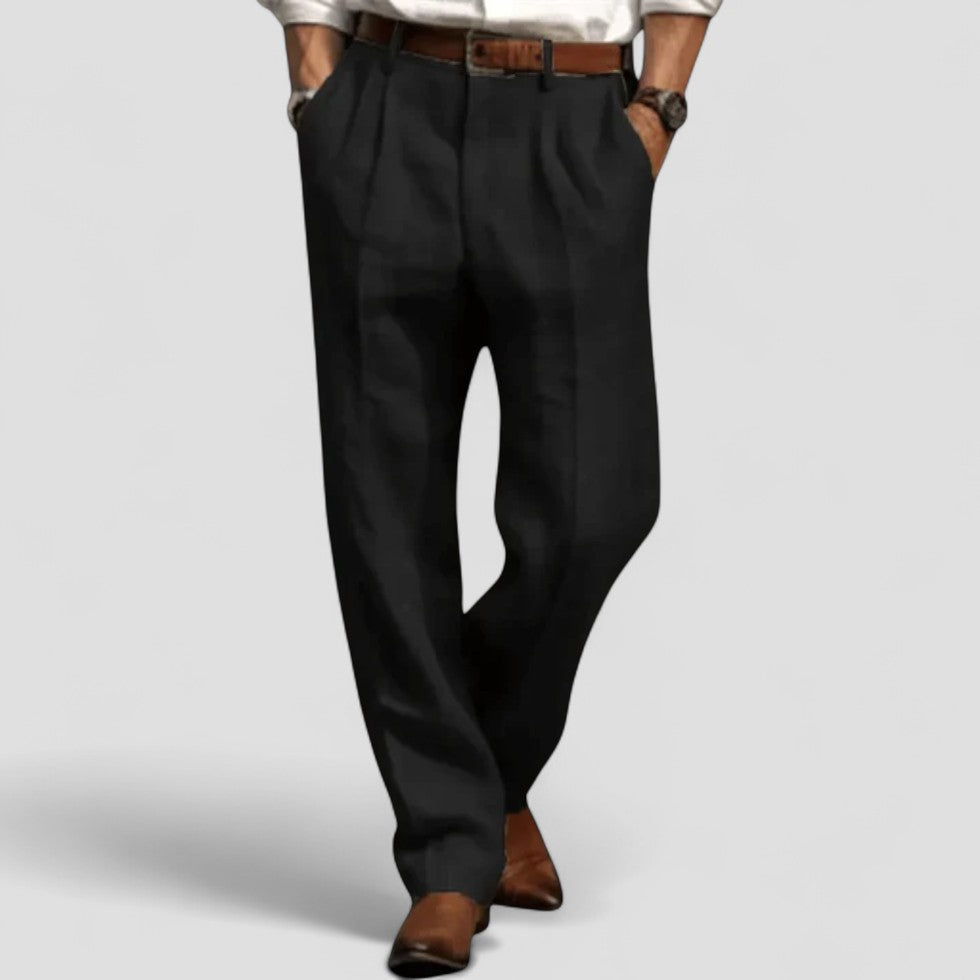 VogeLuxe | Men’s Relaxed Wide-Leg Trousers 1