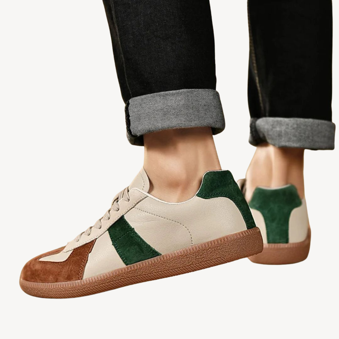 VogeLuxe | Men’s Retro Luxury Leather Sneakers 5