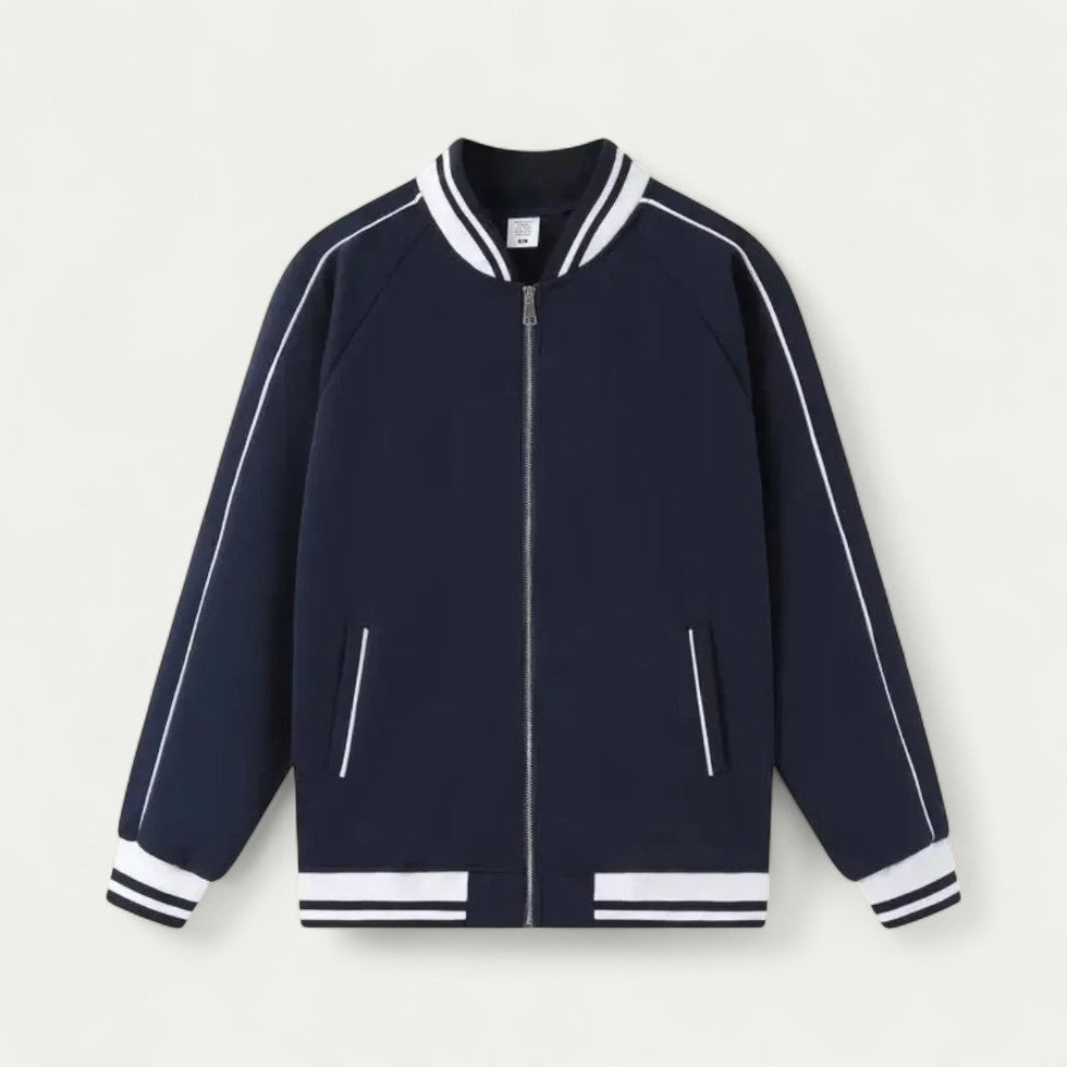 VogeLuxe | Men’s Retro Varsity Bomber Jacket 2