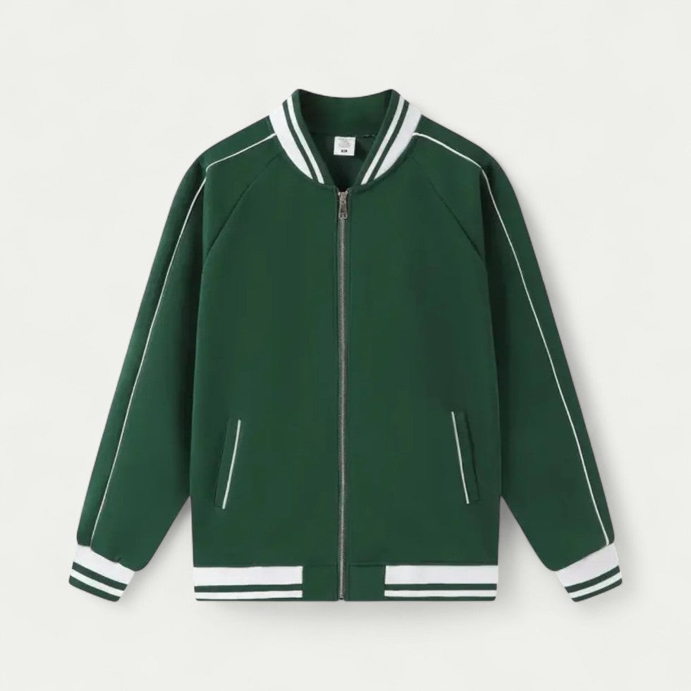 VogeLuxe | Men’s Retro Varsity Bomber Jacket 3