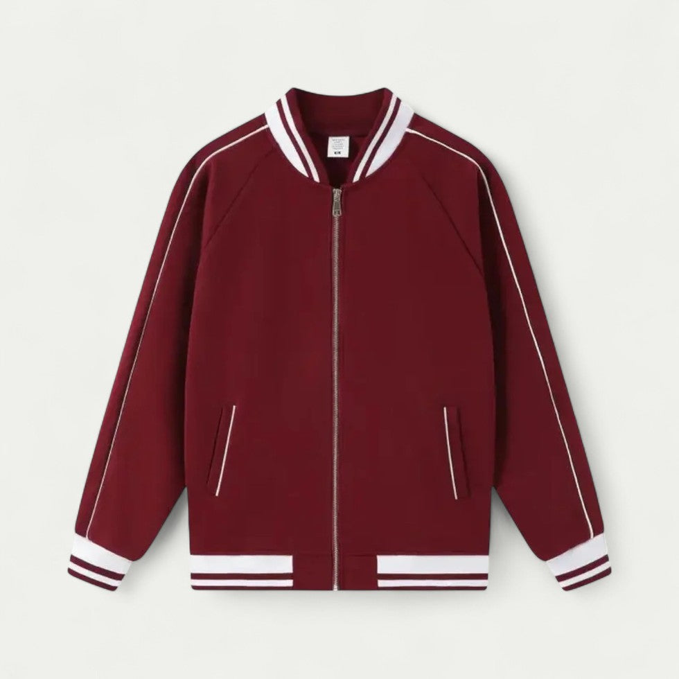 VogeLuxe | Men’s Retro Varsity Bomber Jacket 4