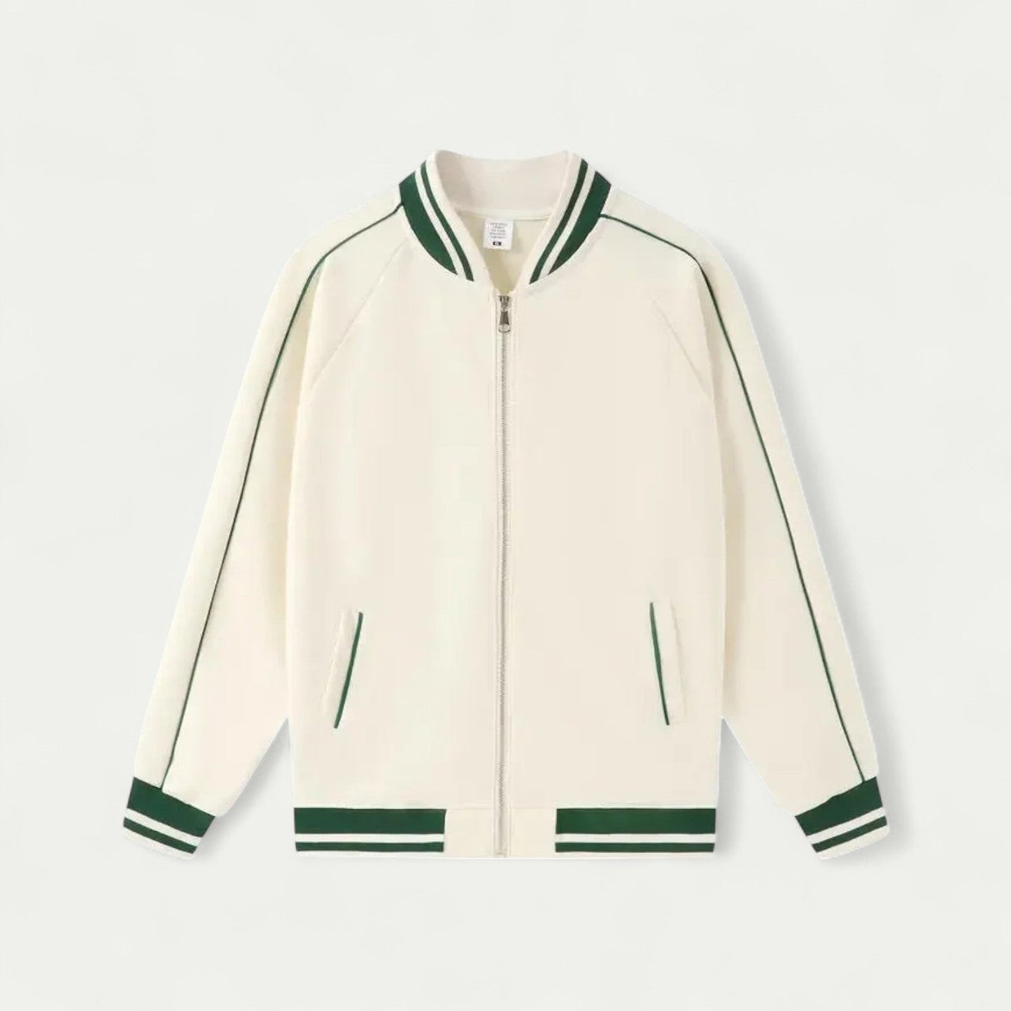 VogeLuxe | Men’s Retro Varsity Zip Jacket 1