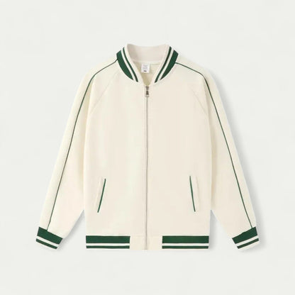 VogeLuxe | Men’s Retro Varsity Zip Jacket 1