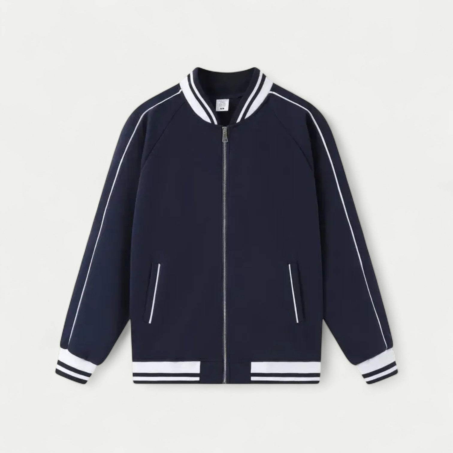 VogeLuxe | Men’s Retro Varsity Zip Jacket 3