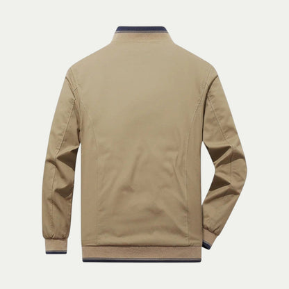 VogeLuxe | Men’s Reversible Crest Bomber Jacket 2