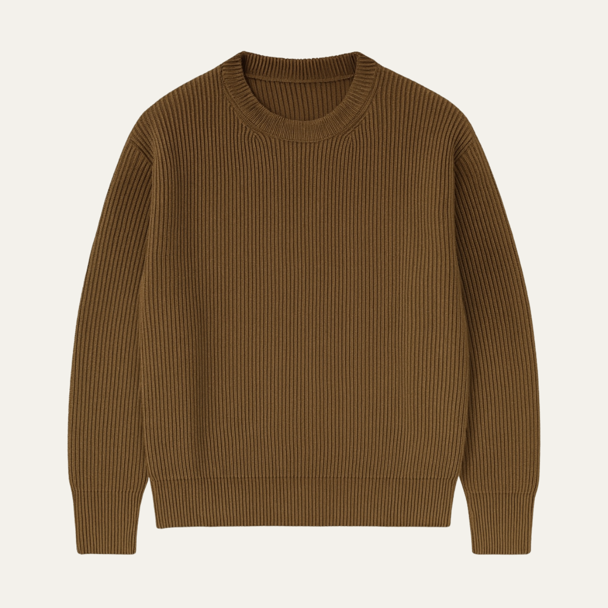 VogeLuxe | Men’s Ribbed Crewneck Sweater 0