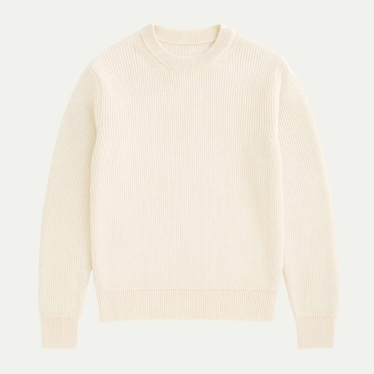 VogeLuxe | Men’s Ribbed Crewneck Sweater 2