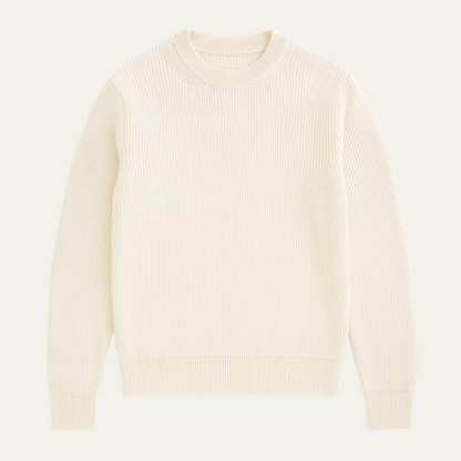 VogeLuxe | Men’s Ribbed Crewneck Sweater 2