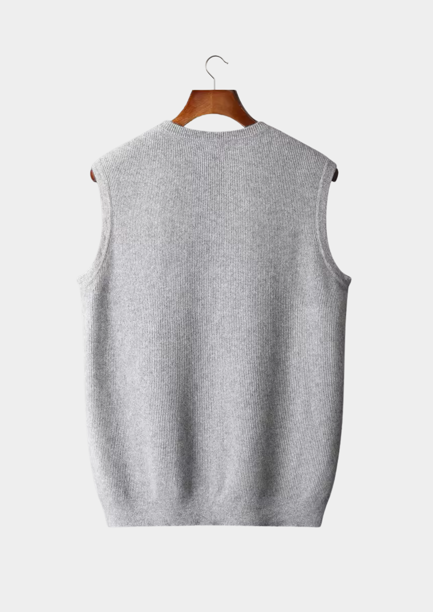 VogeLuxe | Men’s Ribbed Crewneck Sweater Vest 1