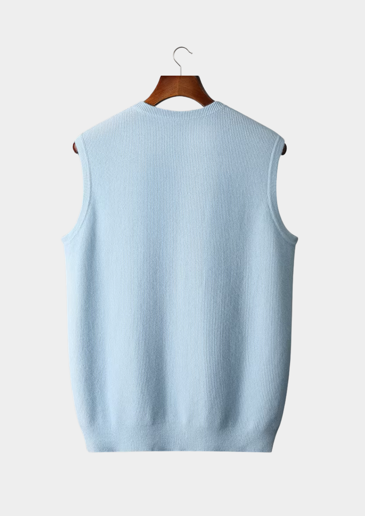 VogeLuxe | Men’s Ribbed Crewneck Sweater Vest 7