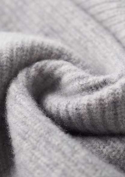 VogeLuxe | Men’s Ribbed Full-Zip Cardigan 4