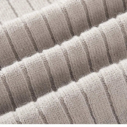 VogeLuxe | Men's Ribbed Quarter-Zip Pullover 5