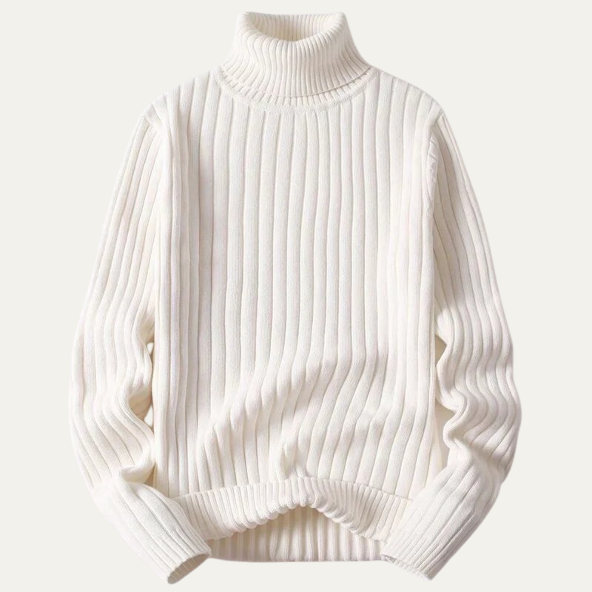VogeLuxe | Men’s Ribbed Turtleneck Sweater 2