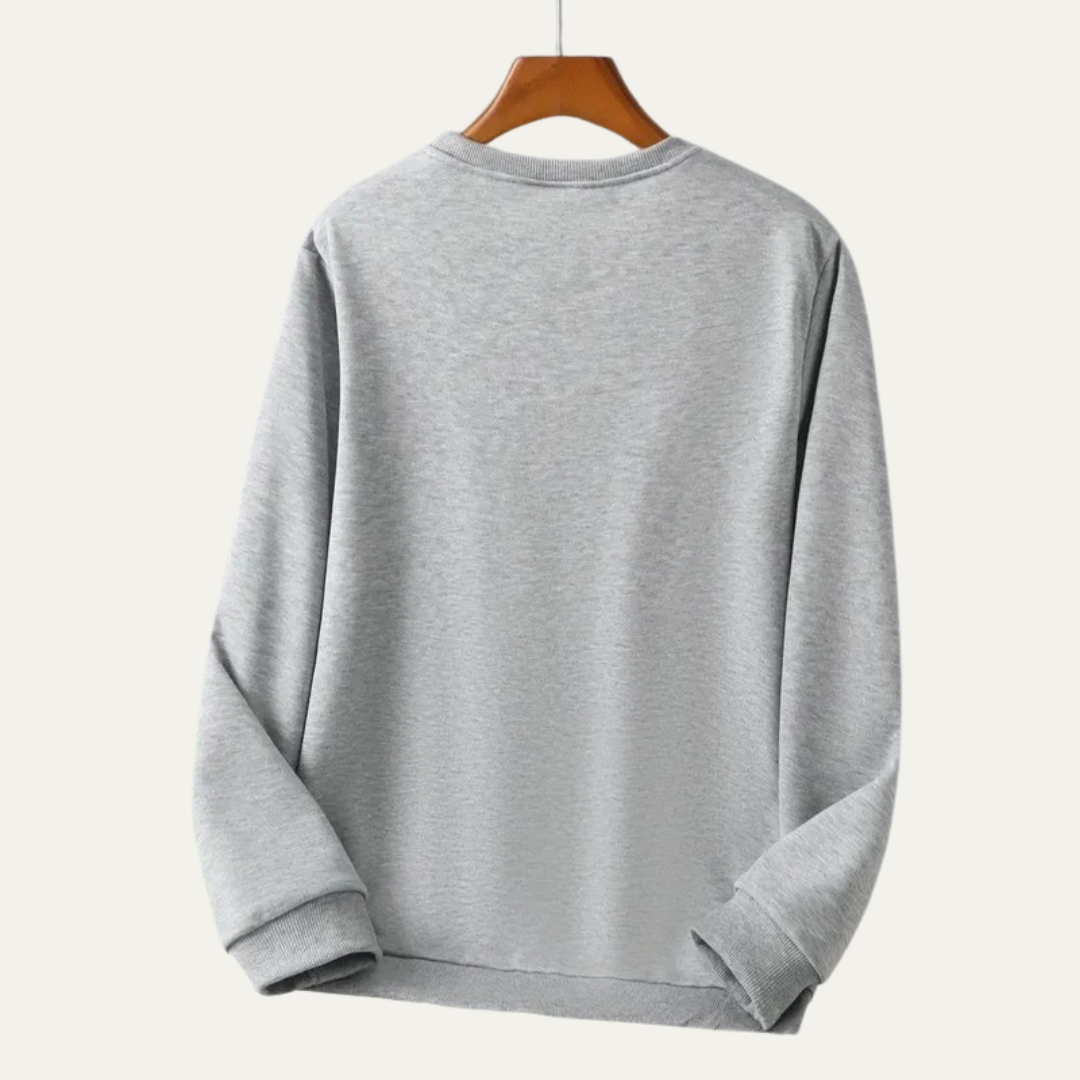 VogeLuxe | Men’s Rock On Santa Christmas Sweatshirt 1