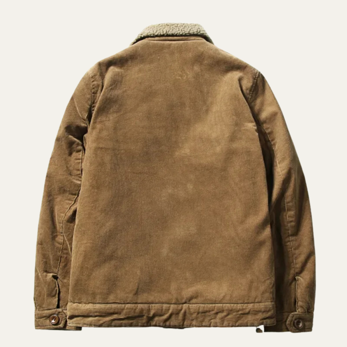 VogeLuxe | Men’s Rugged Faux-Shearling Lined Jacket 3