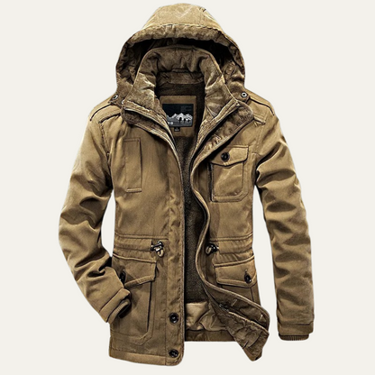 VogeLuxe | Men’s Rugged Fleece-Lined Parka 0