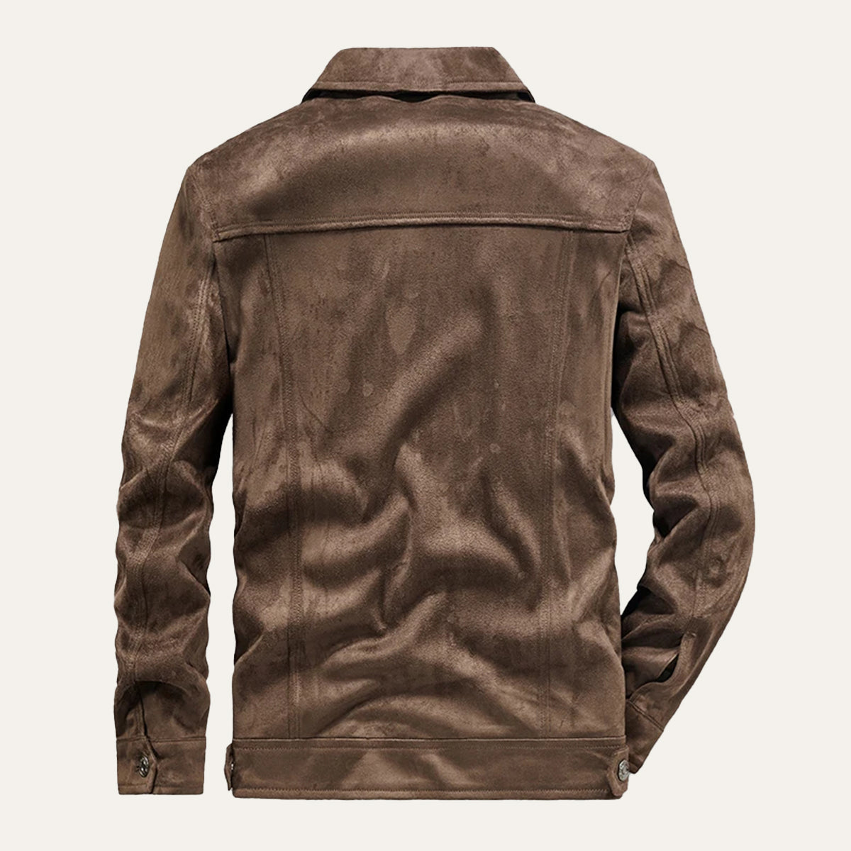 VogeLuxe | Men’s Rugged Suede Field Jacket 2