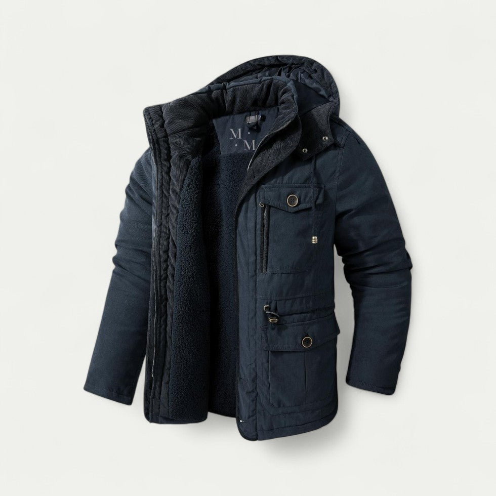 VogeLuxe | Men’s Rugged Winter Utility Parka 0