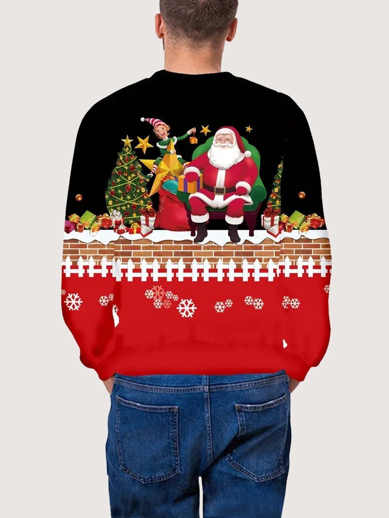 VogeLuxe | Men’s Santa Chimney Christmas Sweater 1