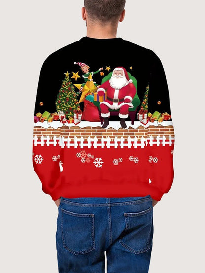 VogeLuxe | Men’s Santa Chimney Christmas Sweater 1