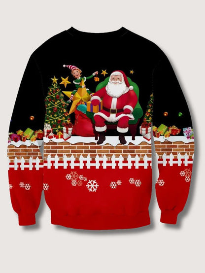 VogeLuxe | Men’s Santa Chimney Christmas Sweater 3
