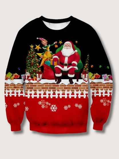 VogeLuxe | Men’s Santa Chimney Christmas Sweater 4