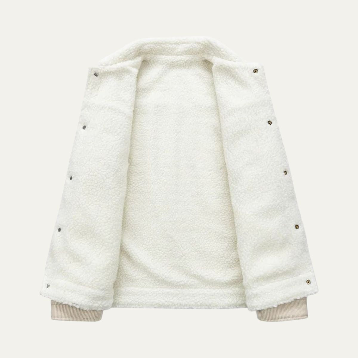 VogeLuxe | Men’s Shearling-Lined Corduroy Trucker Jacket 1