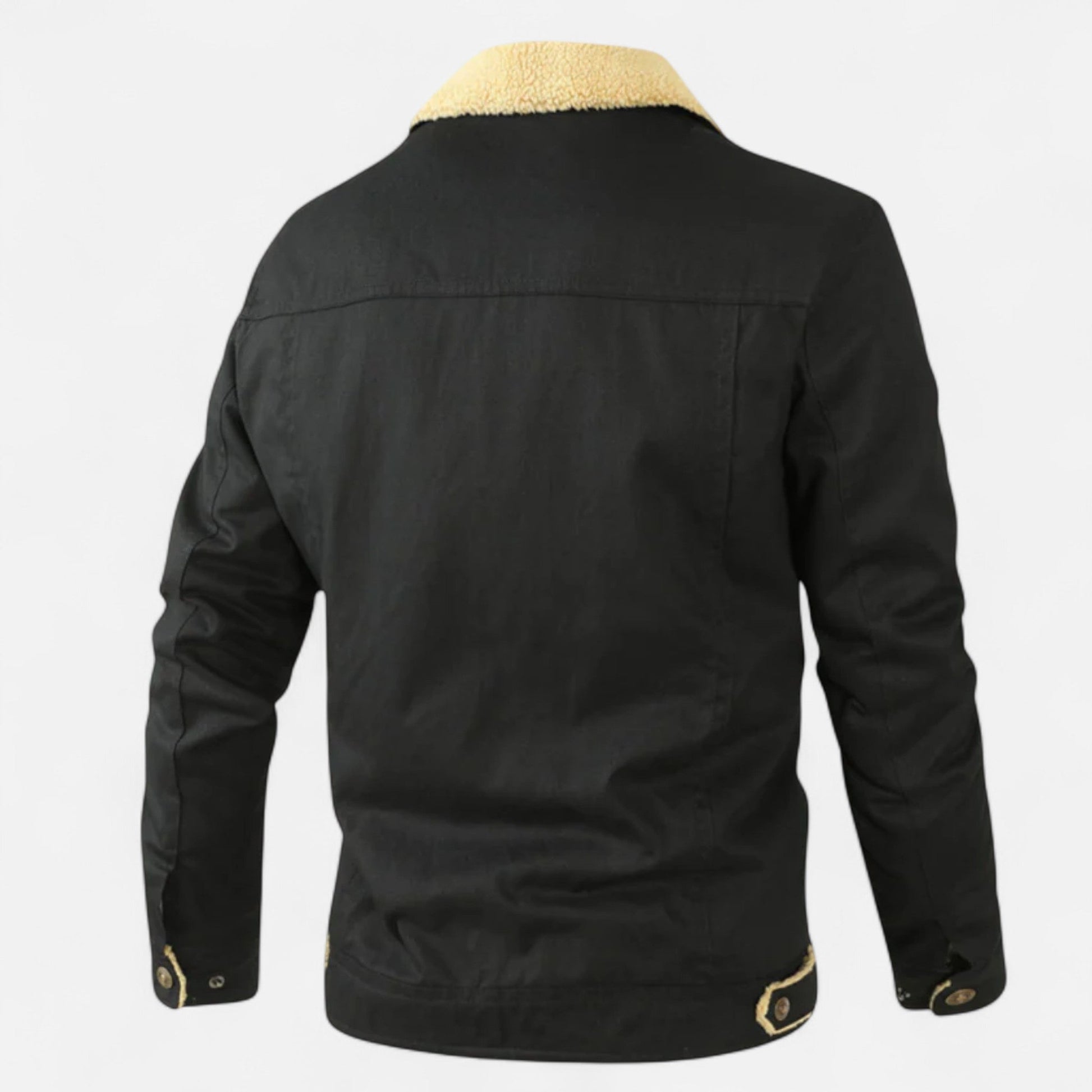 VogeLuxe | Men’s Sherpa-Collar Bomber Jacket 2