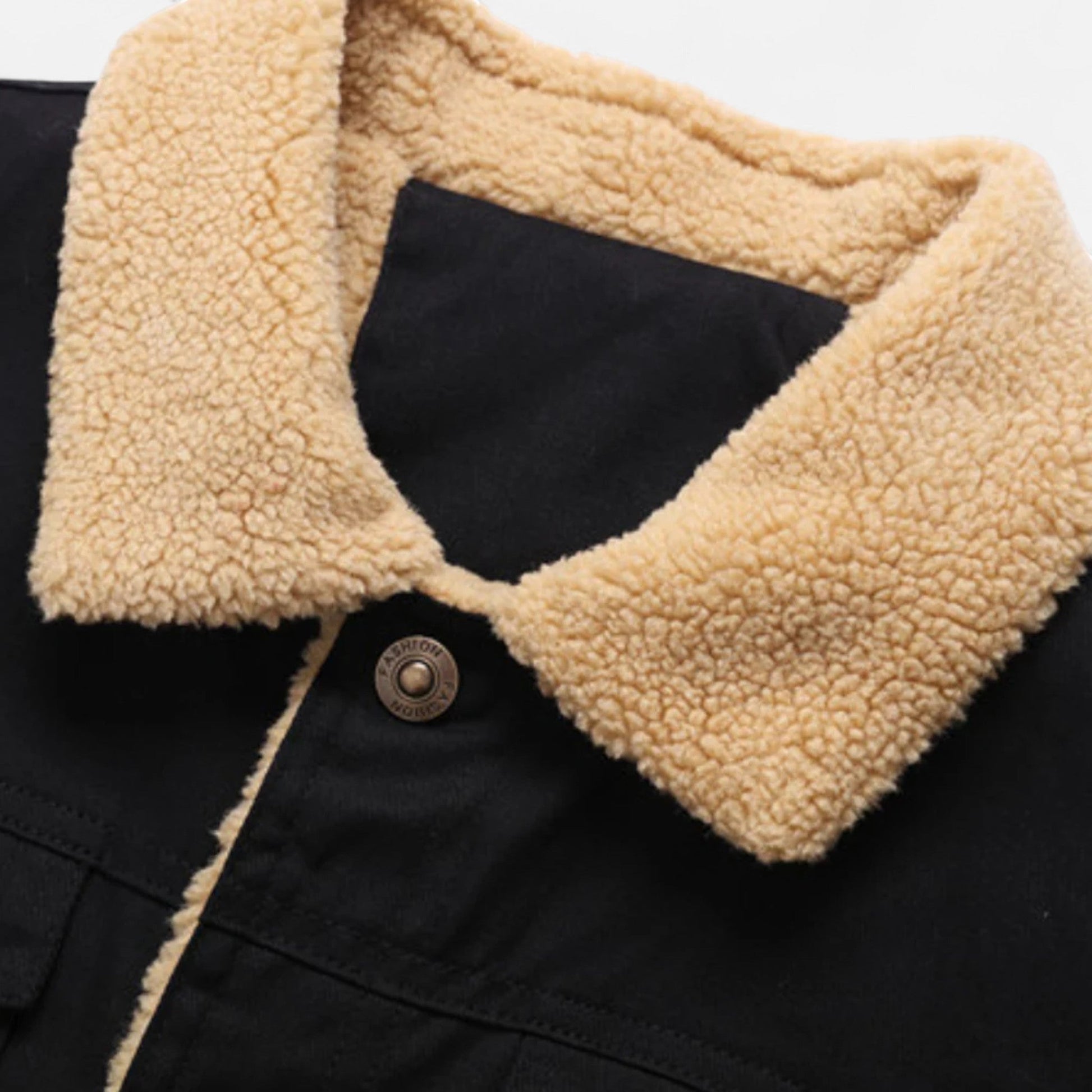 VogeLuxe | Men’s Sherpa-Collar Bomber Jacket 3