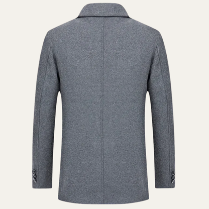 VogeLuxe | Men’s Sherpa-Lined Button Coat 3