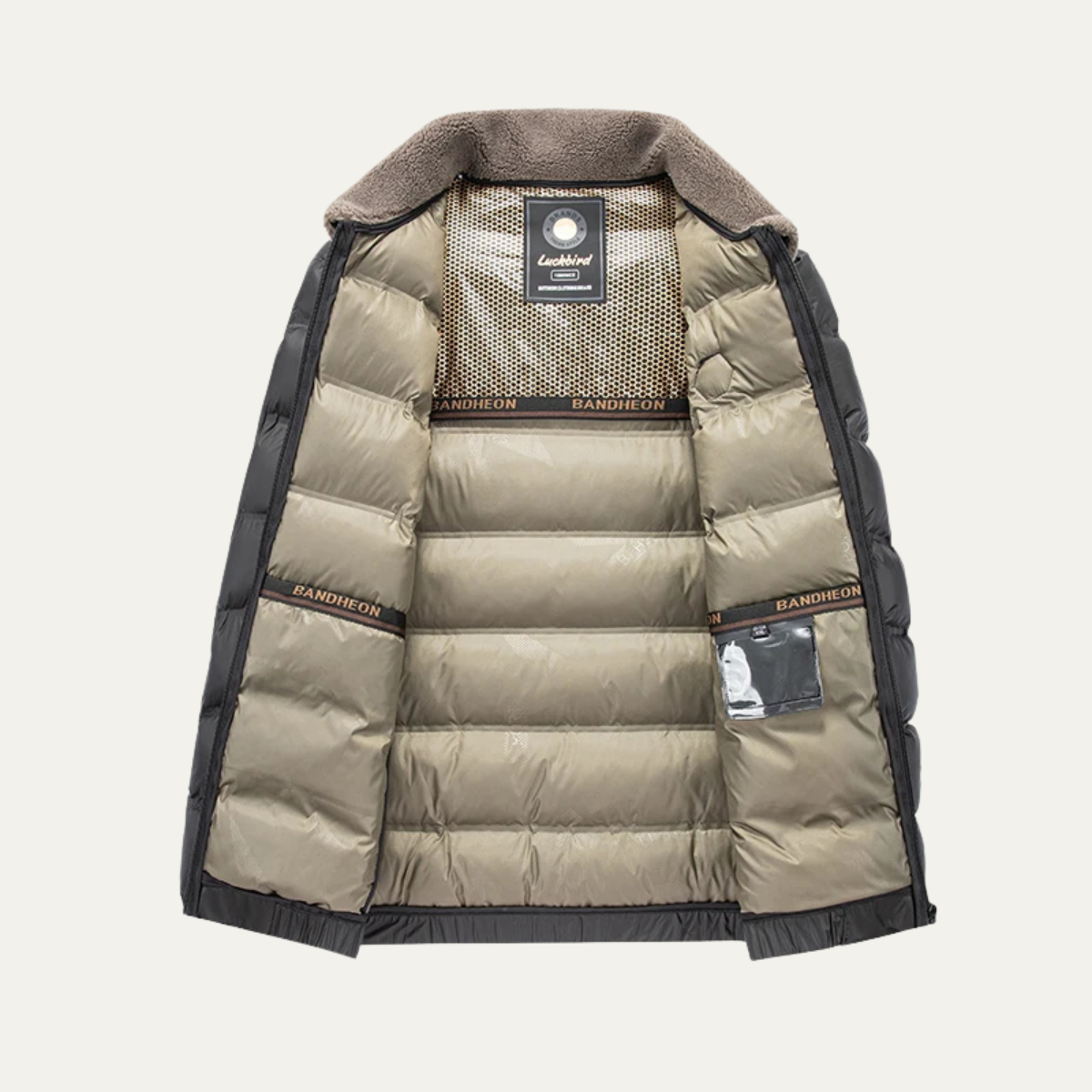 VogeLuxe | Men’s Sherpa Collar Puffer Jacket 1
