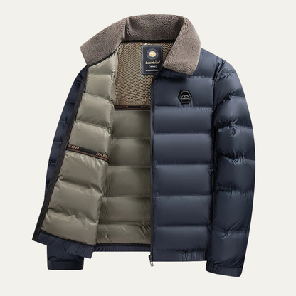 VogeLuxe | Men’s Sherpa Collar Puffer Jacket 4