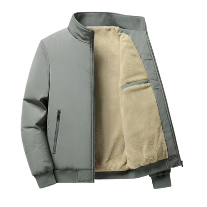 VogeLuxe | Men’s Sherpa Lined Bomber Jacket 4