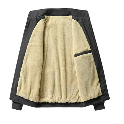 VogeLuxe | Men’s Sherpa Lined Bomber Jacket 6