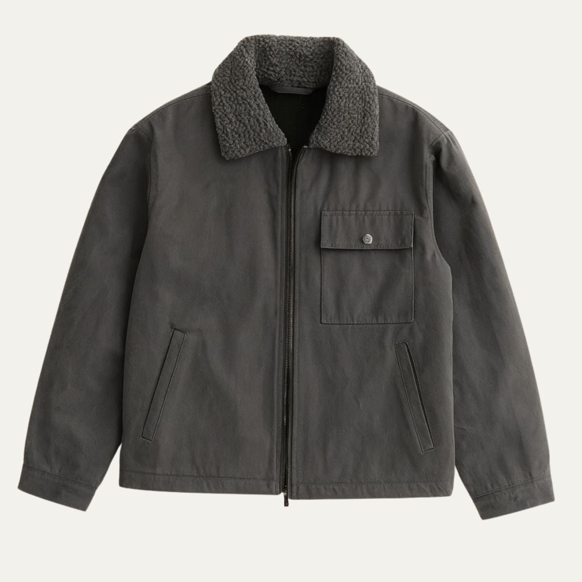 VogeLuxe | Men’s Sherpa Lined Work Jacket 1