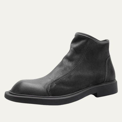 VogeLuxe | Men’s Sleek Leather Ankle Boots 0