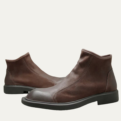 VogeLuxe | Men’s Sleek Leather Ankle Boots 4