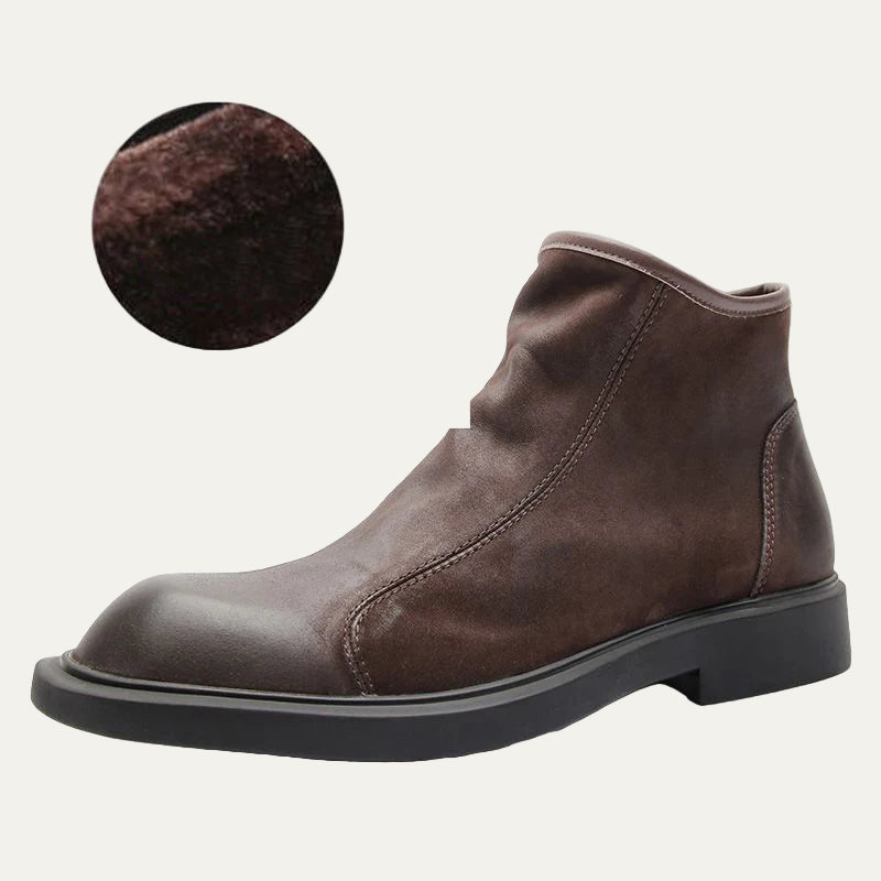 VogeLuxe | Men’s Sleek Leather Ankle Boots 7