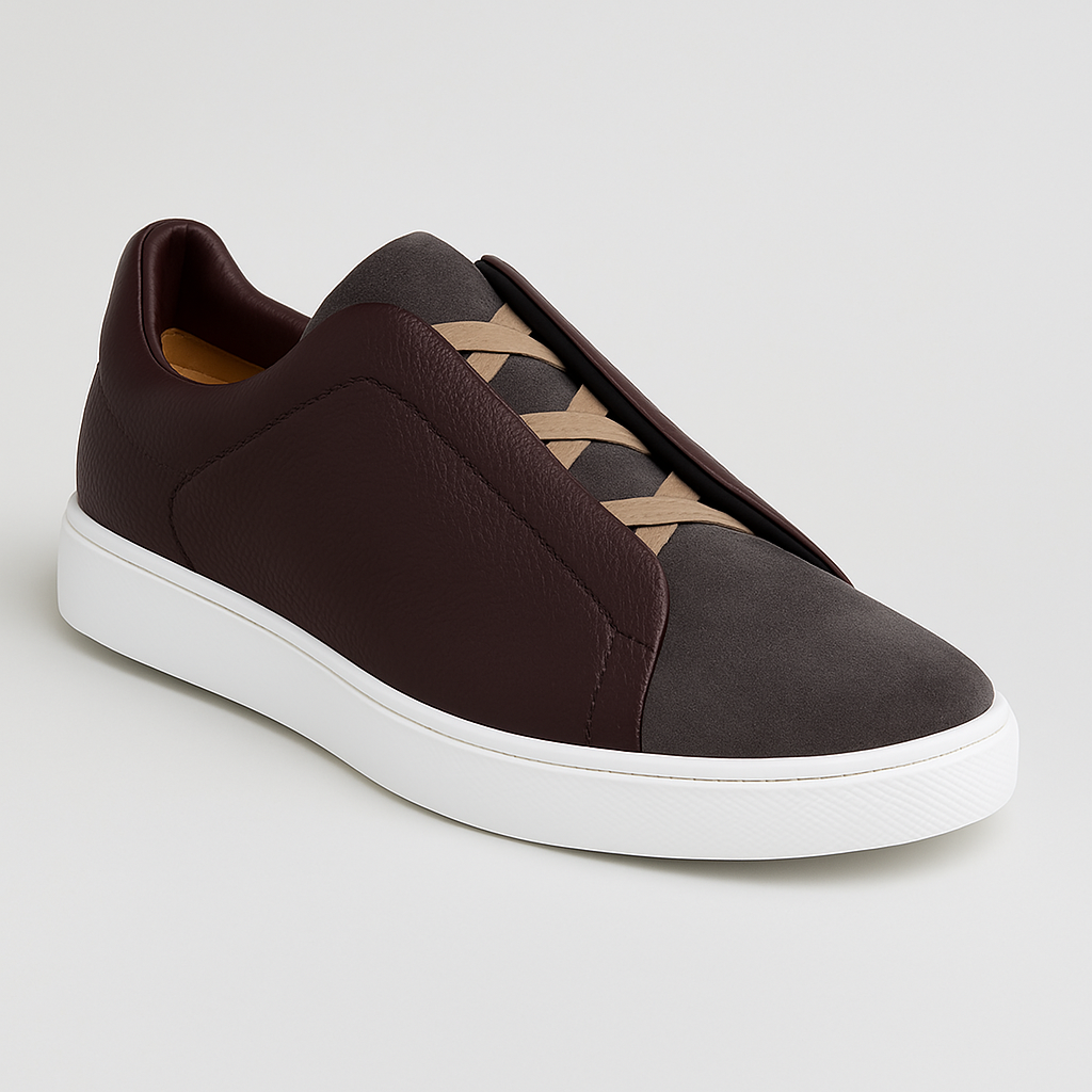 VogeLuxe | Men’s Sleek Slip-On Sneakers 1