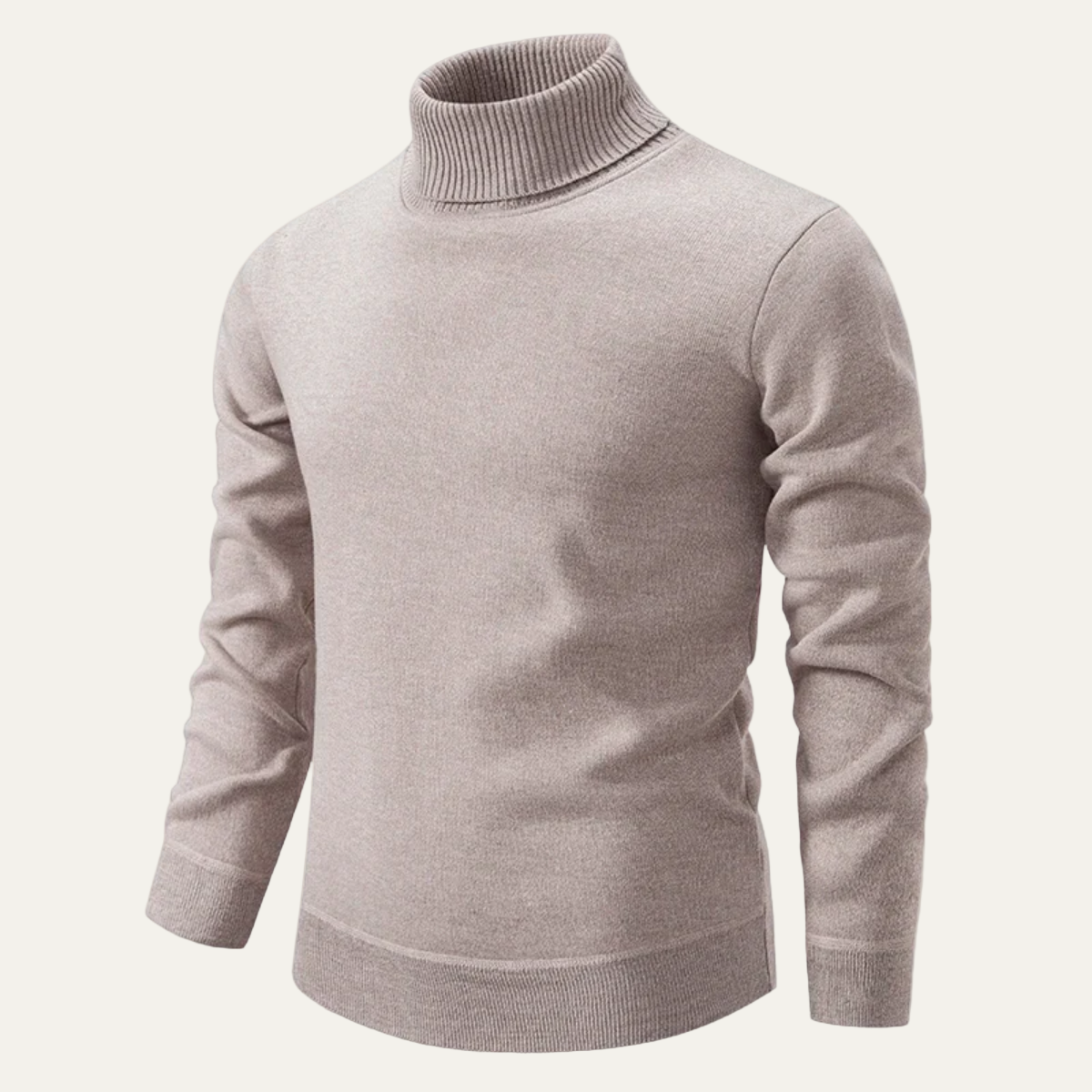 VogeLuxe | Men’s Slim-Fit Knit Turtleneck Sweater 0