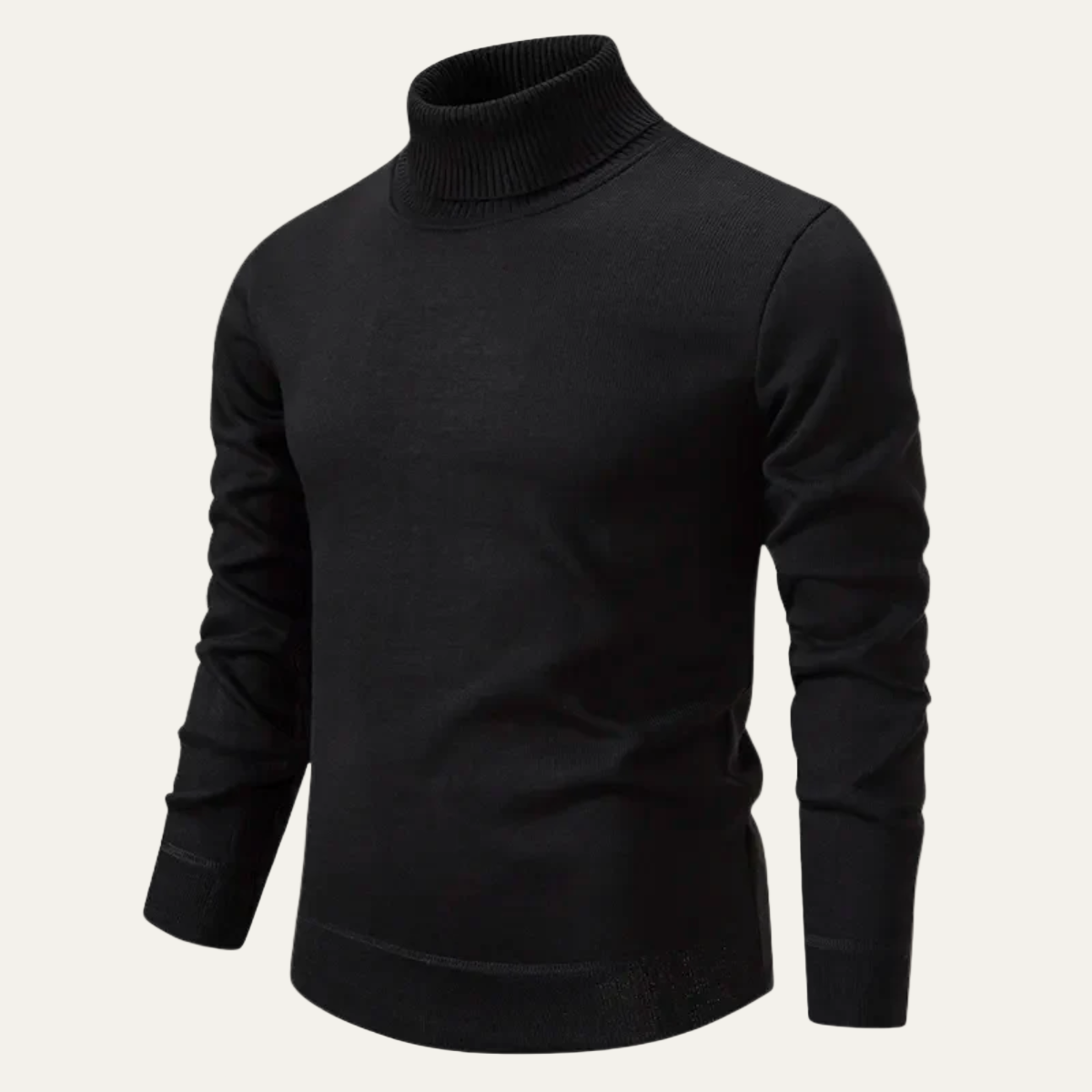 VogeLuxe | Men’s Slim-Fit Knit Turtleneck Sweater 2