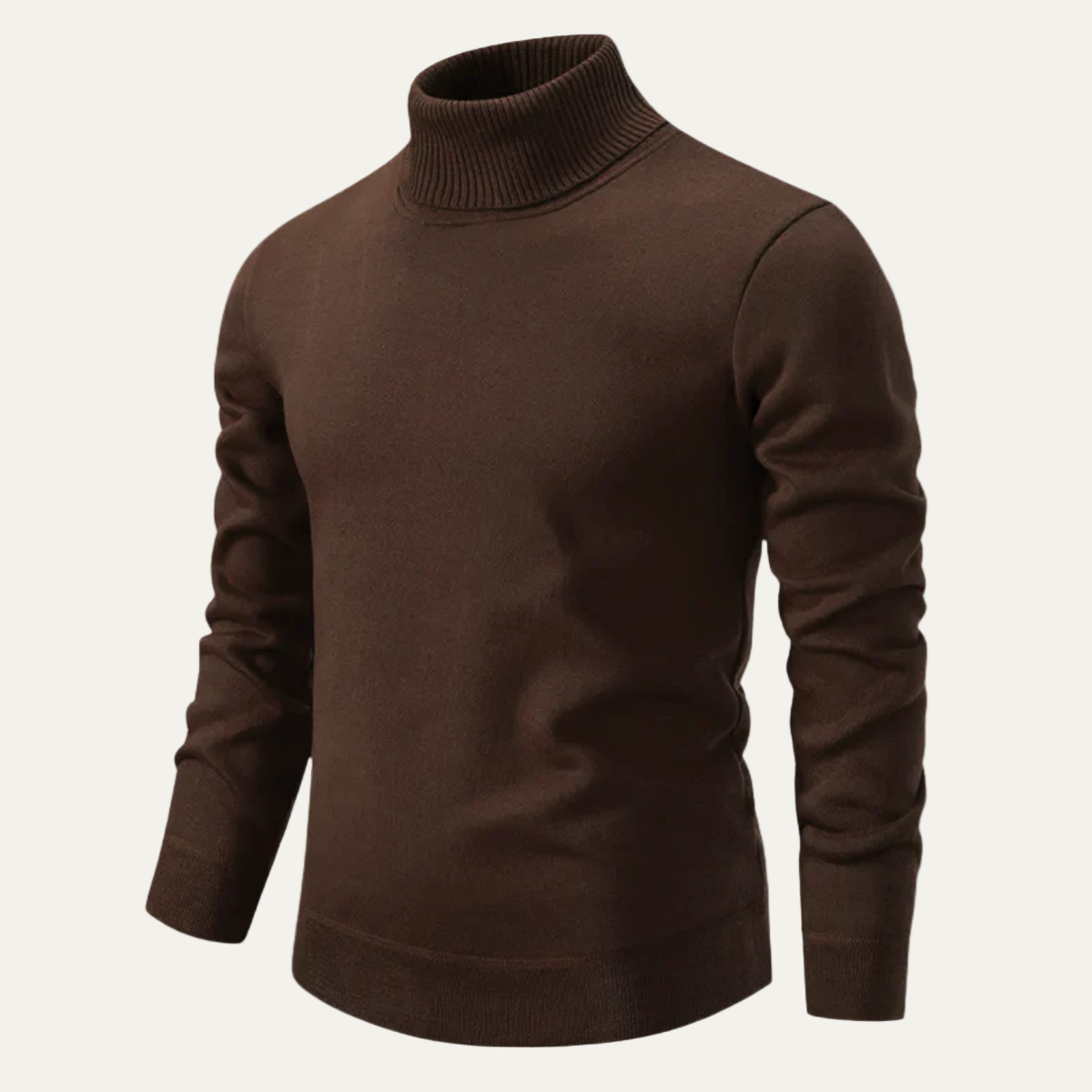 VogeLuxe | Men’s Slim-Fit Knit Turtleneck Sweater 4