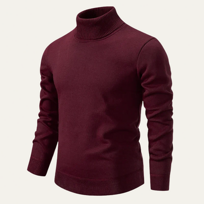 VogeLuxe | Men’s Slim-Fit Knit Turtleneck Sweater 5